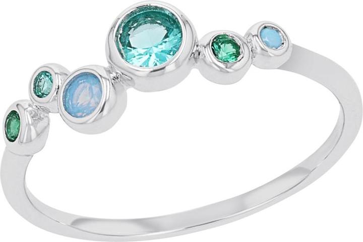 S.Oliver Ringe für Damen, 925 Sterling Silber, Zirkonia synth.