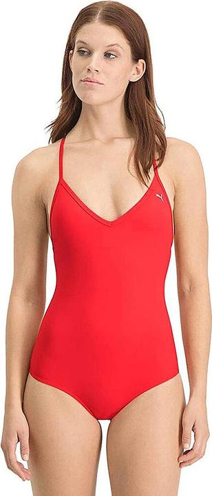 Puma Swim Women V-Neck Crossback Swimsuit 1p