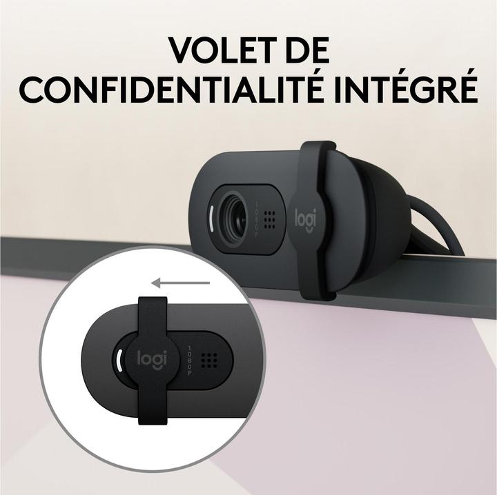 Productafbeelding Logitech Brio 105 Full HD 1080p Webcam - GRAPHITE - B2B (2 Mpx)
