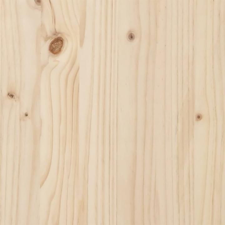 Immagine prodotto VidaXL Letto in legno massiccio Letto matrimoniale con ripiano senza materasso 200x200cm (200 x 200 cm)