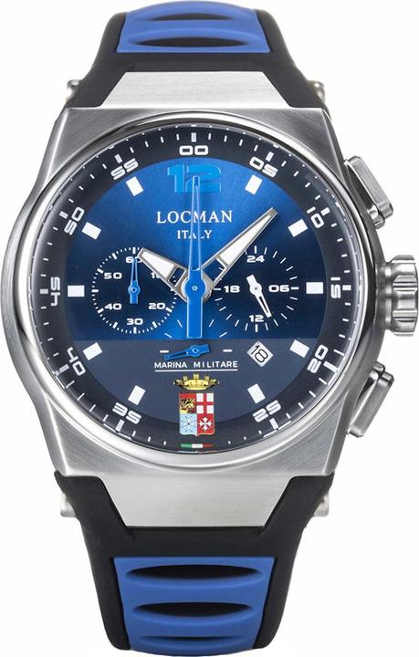 Produktbild Locman Italy Herrenuhr Mare Militare Chrono Ref. 0555 (Chronograph, 44 mm)