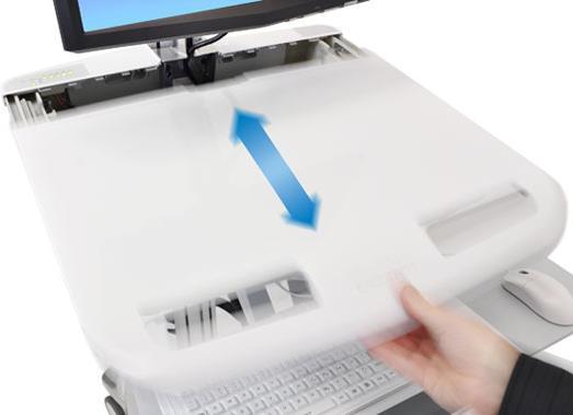Actual product image Ergotron Trolley for LCD display/keyboard/mouse/CPU/notebook/barcode scanner (open architec