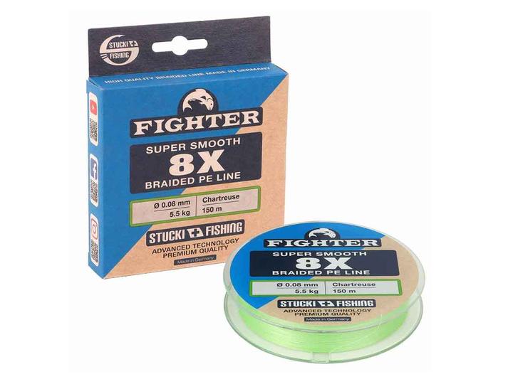 Produktbild Stucki Fishing Stucki Fighter 8X Premium Chartreuse 150m - 0.16mm