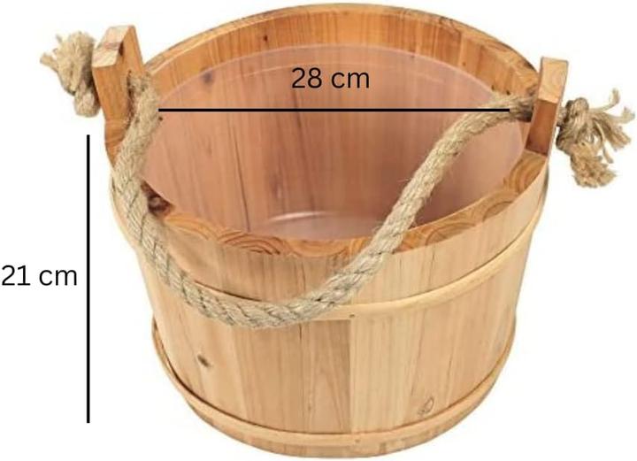 Actual product image Body Vital Sauna infusion bucket pine