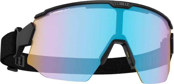 Actual product image Bliz Breeze Nano Optics Nordic Light (Matt Black, Brown w Silver Mirror, Nordic Light Coral: Orange w blue multi)