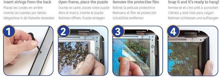 Actual product image Jig & Puz Frame for Puzzles with 1000 Pieces (500 pieces)