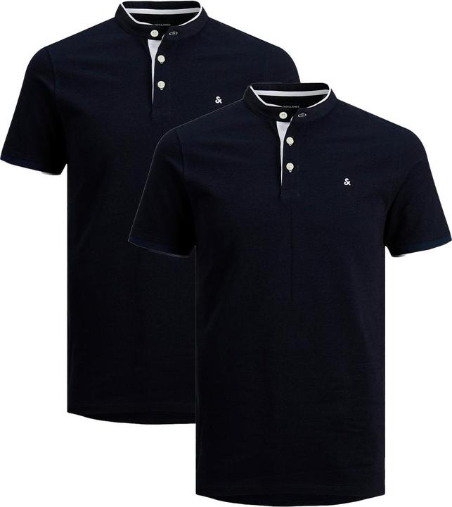 Produktbild Jack & Jones 2er Pack Paulos Mao Poloshirt (S)
