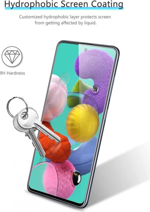 Immagine prodotto Screenguard Samsung Galaxy A52 Pellicola protettiva in vetro Custodia dal design amichevole (1 Pezzo/i, Samsung Galaxy A52)