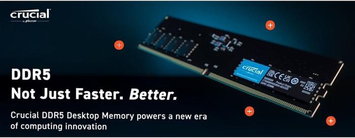 Immagine prodotto Crucial Desktop Memory (1 x 16GB, 4800 MHz, RAM DDR5, DIMM)