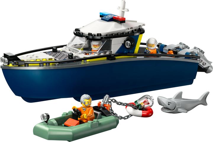 Immagine prodotto LEGO Verfolgungsjagd im Polizeiboot (60456, LEGO City)