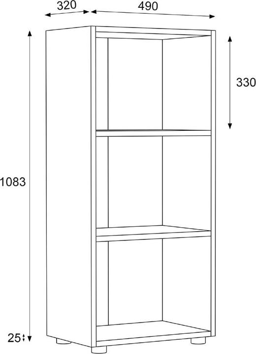 Image du produit VCM Ulas (49 x 32 x 108 cm)