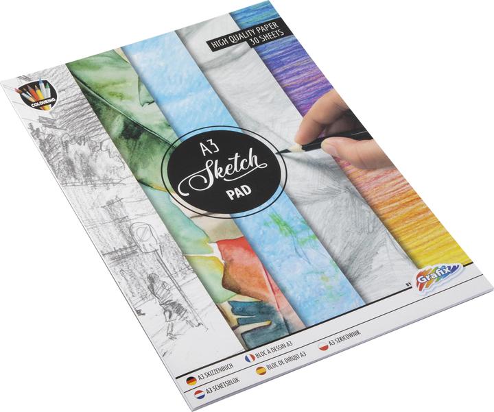 Produktbild Grafix A3 Sketchpad, 30 Blatt