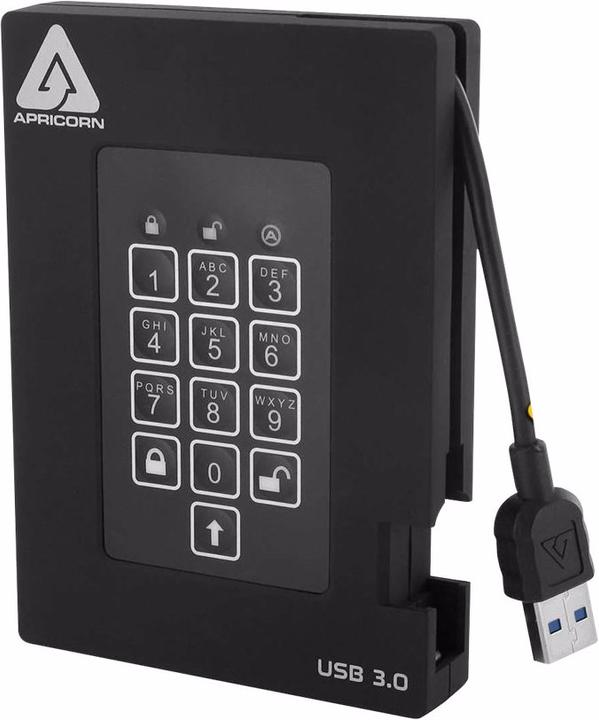 Actual product image Apricorn Aegis Padlock Fortress A25-3PL256-S4000F - 4 TB SSD - external (portable) (4000 GB)