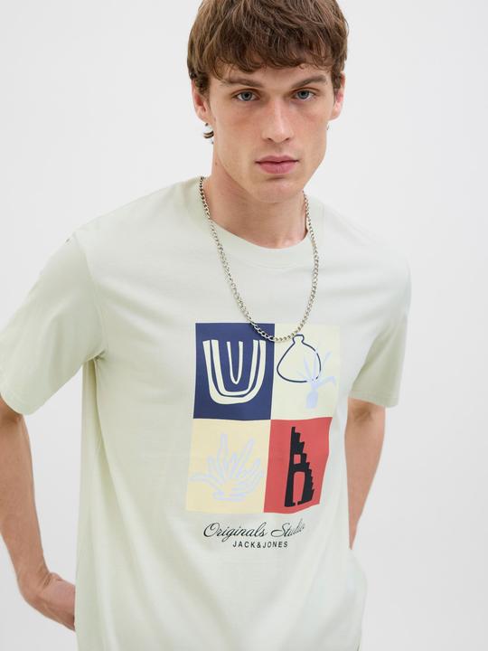 Produktbild Jack & Jones Gedruckt Rundhalsausschnitt T-shirt T-shirt (S)