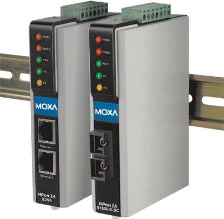 Immagine prodotto Moxa NPort IA-5150-S-SC - 12/48 V - SNMP V1 - ICMP - IP - TCP - UDP - DHCP - BOOTP -