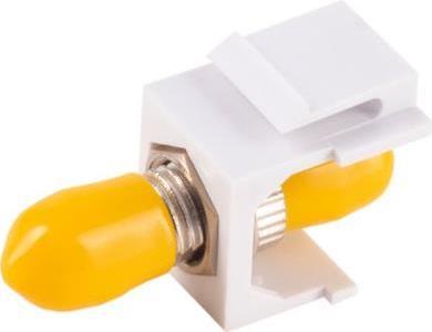 Produktbild Shiverpeaks S/CONN maximum connectivity LWL-Keystone Verbinder, ST-ST, Simplex, SM, gelb