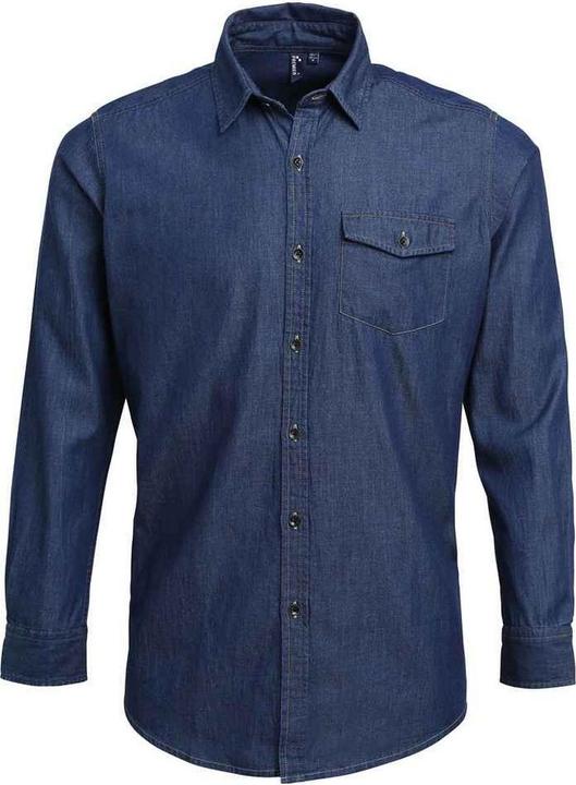 Immagine prodotto Premier Camicia in denim con cuciture a contrasto (3XL)