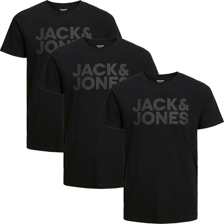 Actual product image Jack & Jones 3er Pack Corp T-Shirt (M)