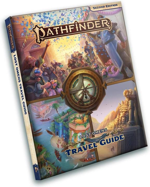 Image du produit Pathfinder Lost Omens : Guide de voyage (P2) (Anglais, Jessica, Ron Lundeen, Nathan Ebert, Rigby Reinecke, Stéphanie Natividad, Dana Knight, Ianara Nelson, Dustin Lascano, Dave Redekop, Aaron Lundeen, Bendele, 2022)