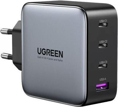 Produktbild Ugreen CARGADOR USB-A+3*USB-C 100W GAN FAST (UG45515B) (100 W)