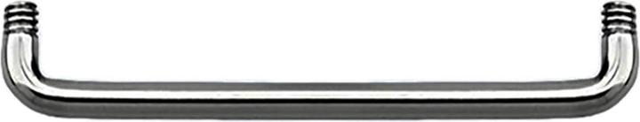 Star Piercing Surface Barbell-Stab 90° silber (ohne Messing, Titan G23)