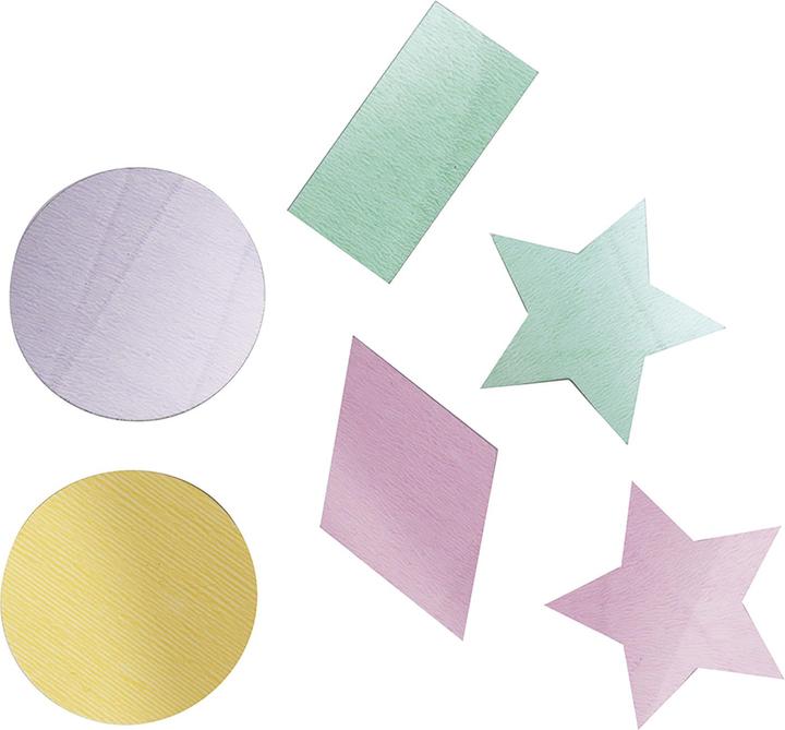 Actual product image Unique Party Foil Geometric Shape Confetti