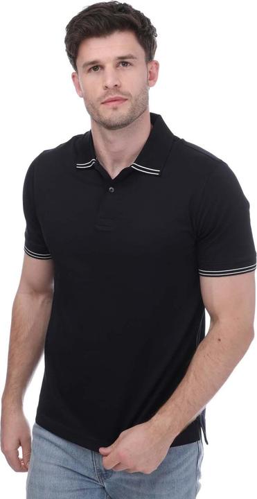 Actual product image Mercery Mens Tipped Polo Shirt (L)