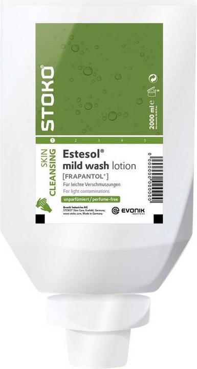 Actual product image Deb Stoko ESTESOL mild wash lotion Skin cleanser (Soap lotion, 2000 ml)
