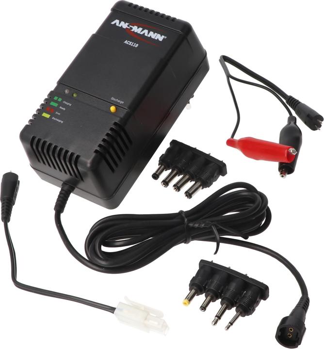 Image du produit AccuCell Chargeur de batterie ACS 110 NiCd, NiMH pour 1,2 Volt à 12 Volt AkkuPack