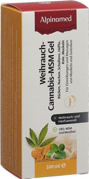 Image du produit Alpinamed Gel encens cannabis MSM gel (1 x, 200 ml, 280 g)
