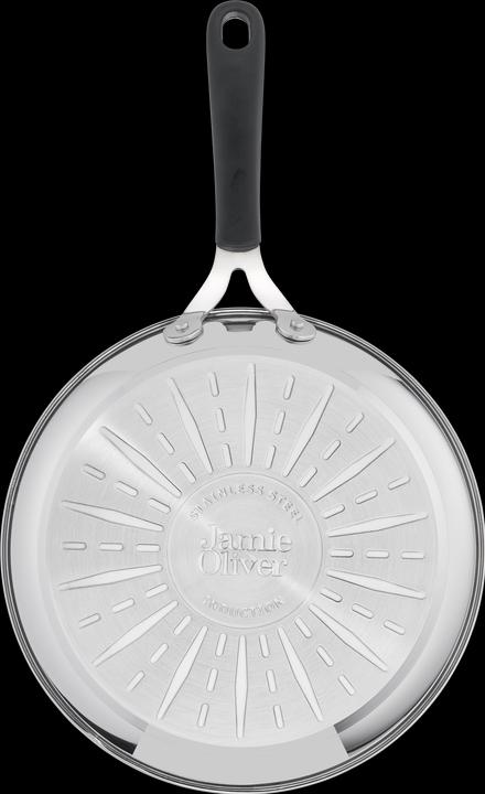 Actual product image Tefal Jamie Oliver Kitchen Essentials (24 cm, Frying pan, Stainless steel)