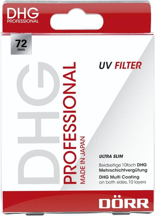 Actual product image Dörr UV filter DHG 72mm (72 mm, UV filter, 72 mm)