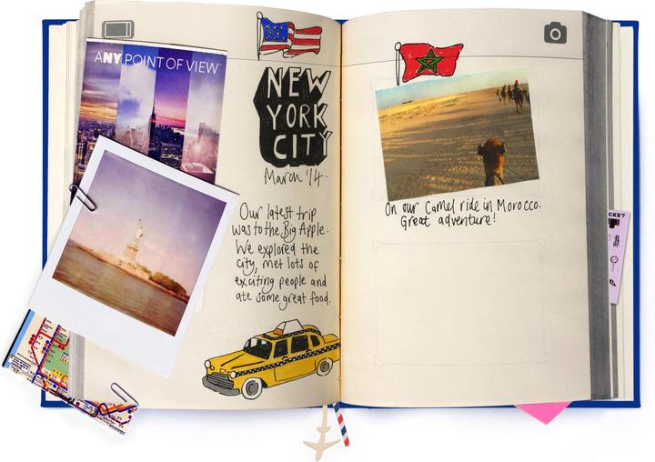 Produktbild Suck UK MyTravel Journal (Liniert, Blanko, Harter Einband)