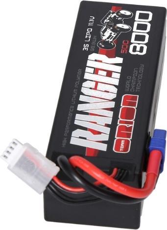 Immagine prodotto Team Orion Batteria 3S 50C Ranger LiPo (11.1V/8000mAh) EC3 (11.10 V, 8000 mAh)