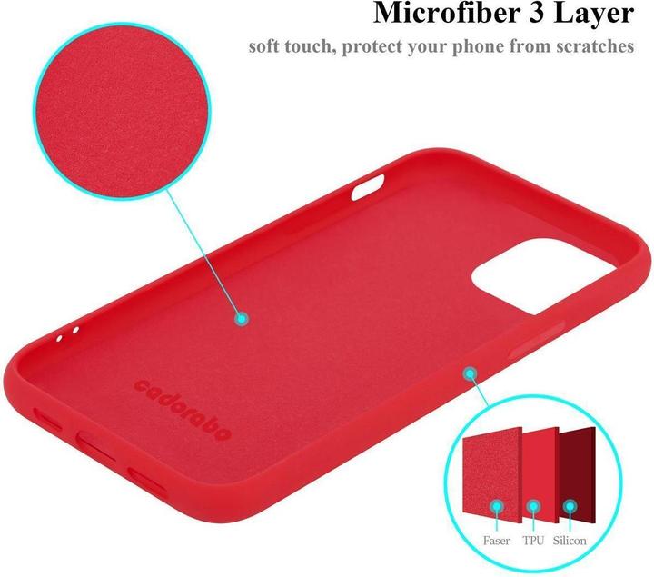 Actual product image Cadorabo TPU Liquid Silicone Case Cover (Apple iPhone 13)