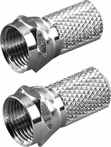 Immagine prodotto Vivanco Spina F, 7,0 mm, 2 pezzi 44000 STD F72A-N (Cavi antenna)