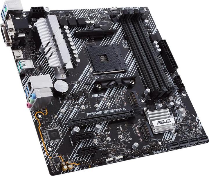 Actual product image ASUS MB PRIME -A/ CSM AM4,DDR4,M2,mATX (AM4, AMD SoC, mATX)