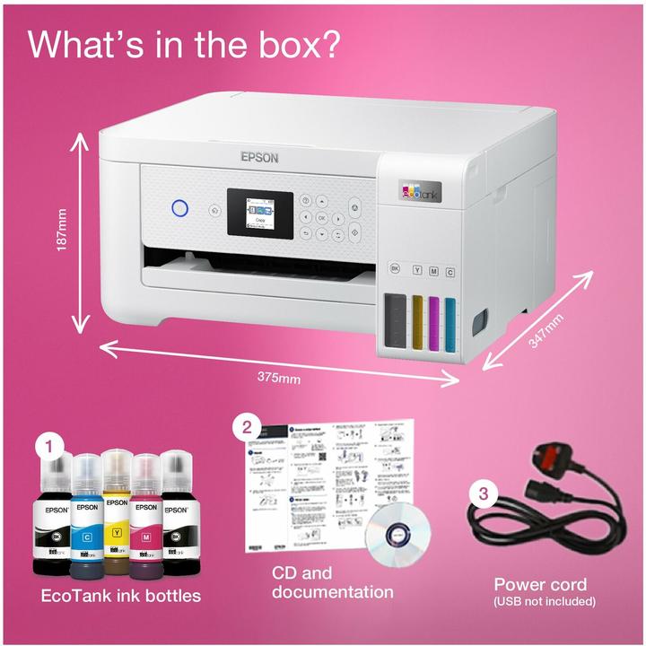 Image du produit Epson EcoTank ET-2856 (Réservoir d'encre, Couleur)