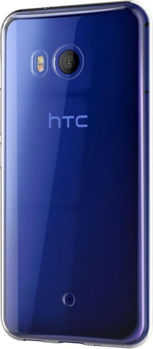 Produktbild König Design HTC U11 Hülle Transparent Silikon Case durchsichtige Handyhülle (HTC U11)