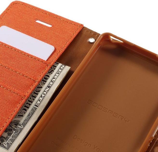 Actual product image Goospery Canvas Diary Series (Sony Xperia XA)