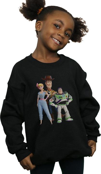 Actual product image Disney Girls Toy Story 4 Woody Buzz and Bo Peep Sweatshirt (152, 158)