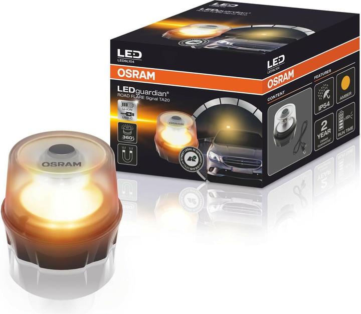 Actual product image Osram Warning Light LEDguardian Road Flare Signal TA20