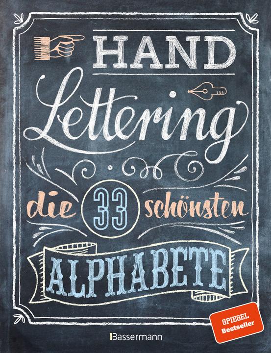 Immagine prodotto Handlettering. Die 33 schönsten Alphabete mit Rahmen, Ornamenten und Bordüren (Tedesco, Norbert Pautner, 2017)