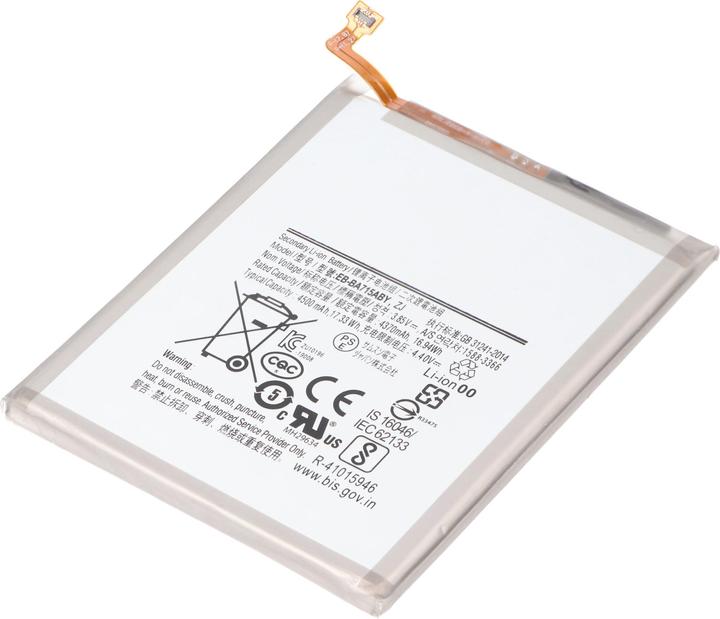 Immagine prodotto AccuCell Batteria adatta per Samsung Galaxy A71, Li-Polymer, 3,85V, 4370mAh, 16,8Wh (Accumulatore di carica elettrica)