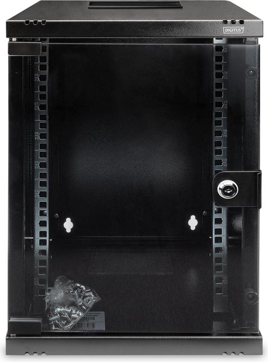 Immagine prodotto Digitus Alloggiamento a parete da 254 mm (10") - 312 x 300 mm (L x P) (9 HE, Portapacchi da 10 pollici)