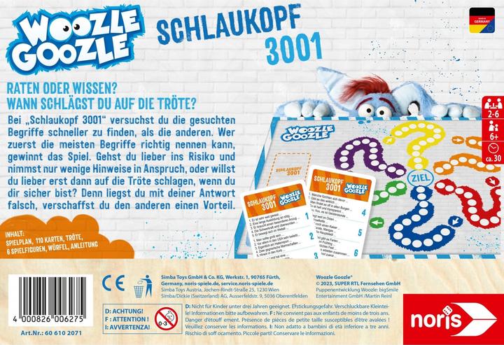 Noris Woozle Goozle - Schlaukopf 3001 (Deutsch)