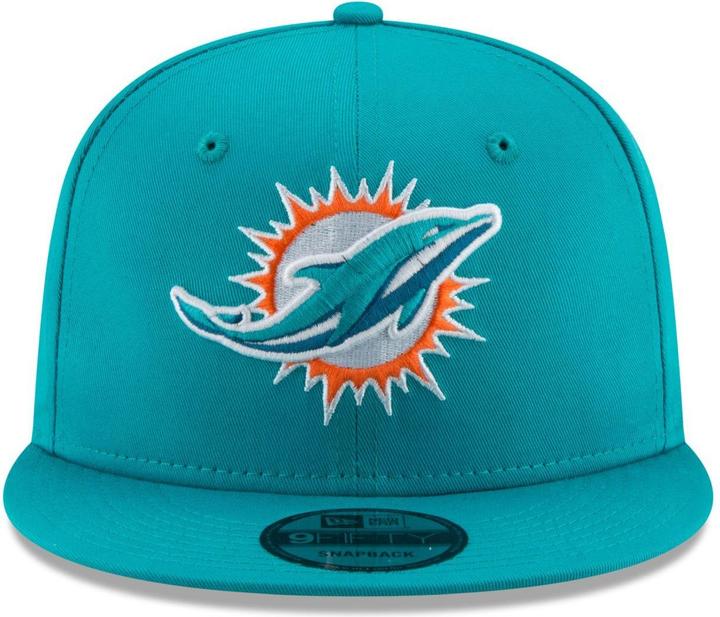 Actual product image New Era 9Fifty Snapback Cap - NFL Miami Dolphins teal