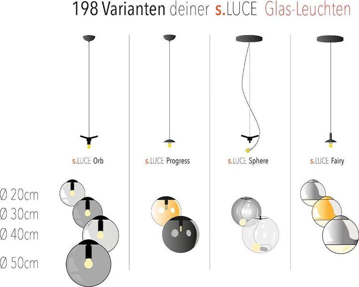 Actual product image s.luce Progress (E27)