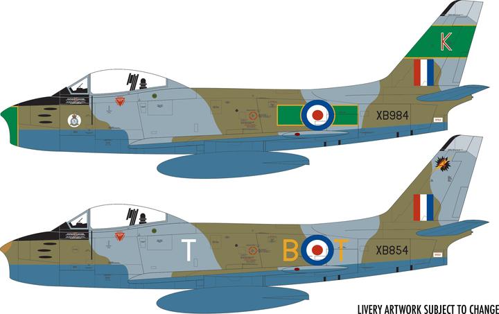 Produktbild Airfix Bausatz Canadair Sabre F.4 1:48