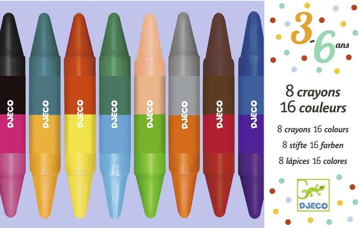 Immagine prodotto Djeco Colori a pastello a cera (Multicolore, 8 x)